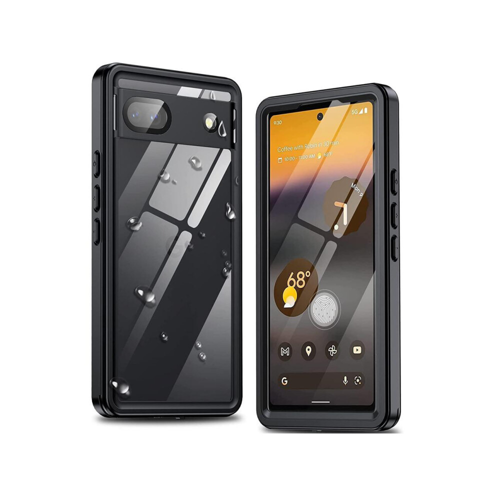 Google Pixel 6A Waterproof Case, Ip68 Waterproof Shockproof Protective Case With Screen Protector Underwater Clear Back Cover For Google Pixel 6A 5G 609808275438