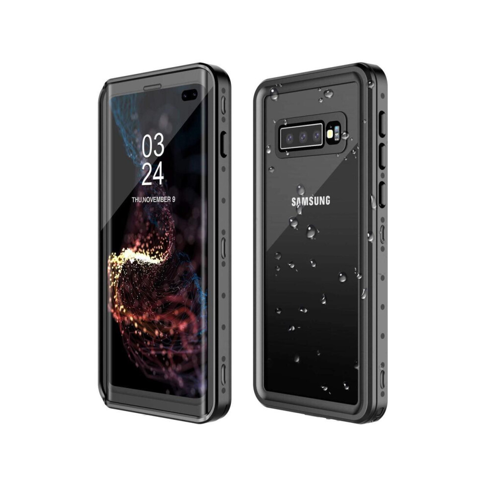 Samsung Galaxy S10 Plus Waterproof Case, Built In Screen Protector Protective Shockproof Ip68 Underwater Waterproof Cover For Samsung S10 Plus 6.4 Inc 609808275322