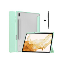 Case for Samsung Galaxy Tab S8 Plus 12.4 2022 SM-X800 SM-X806 / Tab S7 FE 12.4 Inch 2021 / Tab S7 Plus 12.4 2020 with Pen Holder, universal stylus