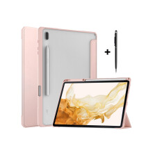Case for Samsung Galaxy Tab S8 Plus 12.4 2022 SM-X800 SM-X806 / Tab S7 FE 12.4 Inch 2021 / Tab S7 Plus 12.4 2020 with Pen Holder, universal stylus
