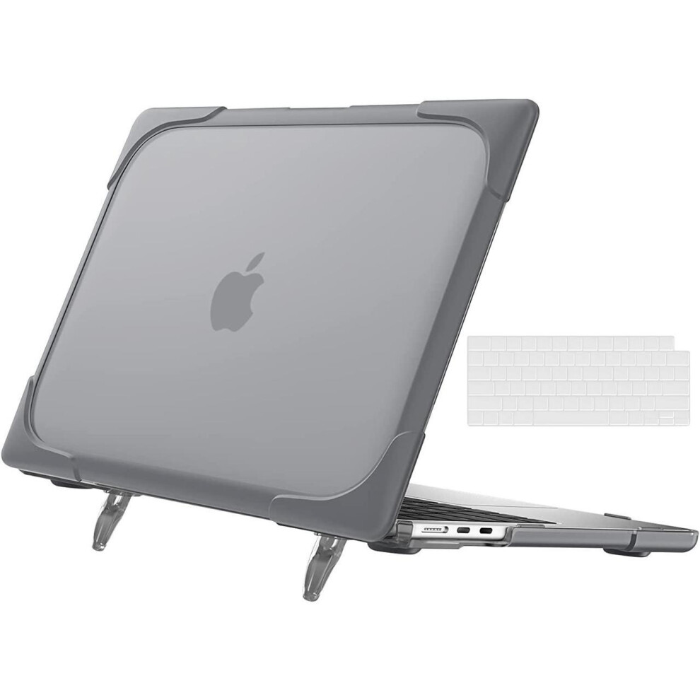 Hard Shell Case For Macbook Air 13.6 Inch 2022 Model A2681 With M2 Chip & Touch Id, Protective Cover With Kickstand & Transparent Keyboard Cover 609808276558