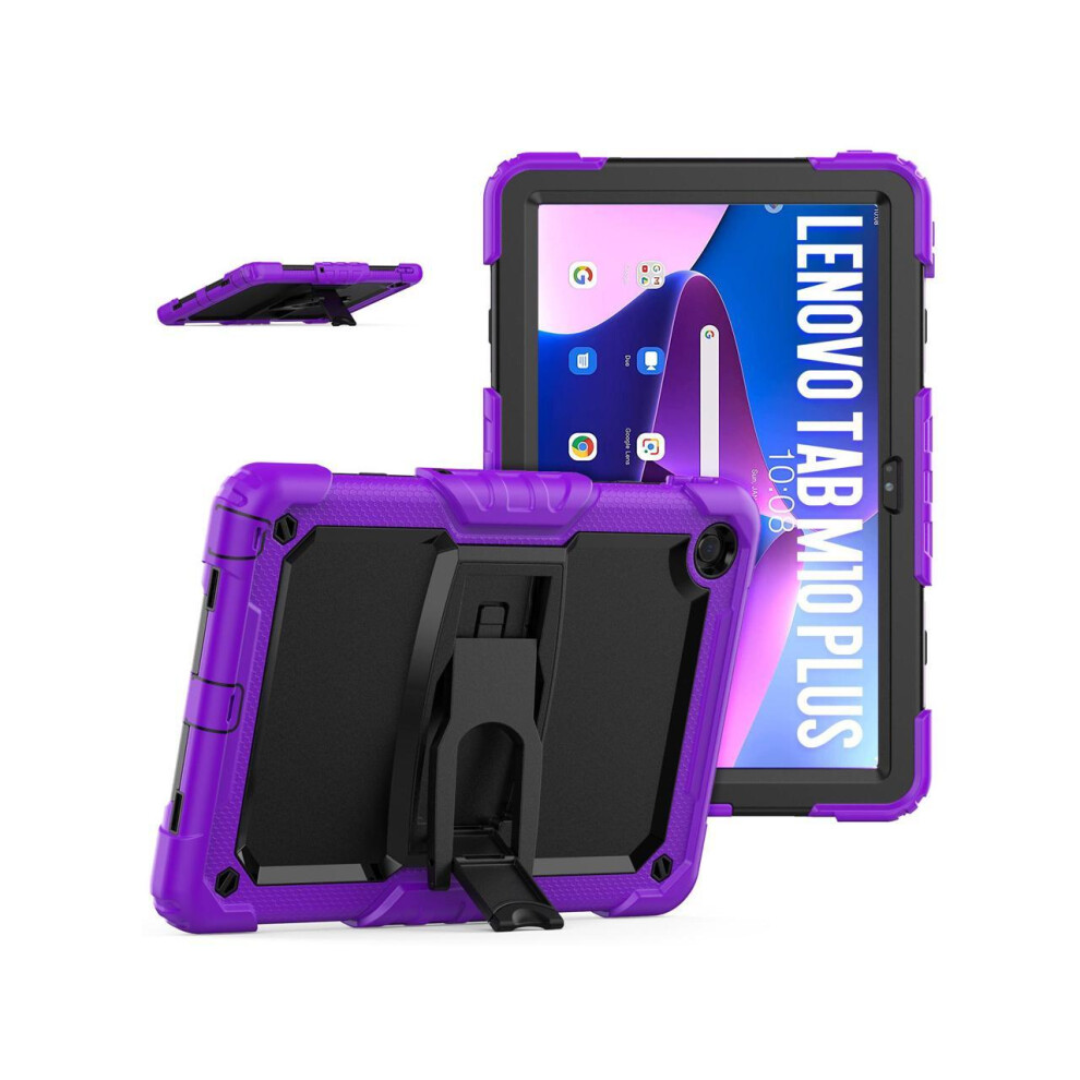 Shockproof Cover Case For Lenovo Tab M10 Plus 3Rd Generation 10.6 Inch 2022 Model Tb-125Fu Tb-128Fu Tb-128Xu With Stand & Shoulder Strap & Screen Prot 609808276688
