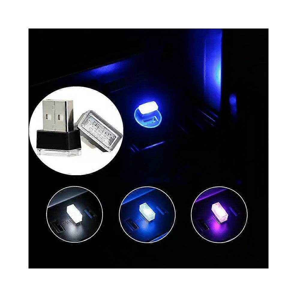 Mini lampe LED USB pour voiture, éclairage d'ambiance, néon, éclairage d'intérieur, bijoux, éclairage