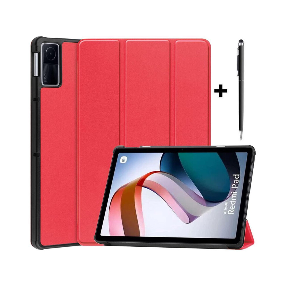 Photos - Other for Computer Case for Xiaomi Redmi Pad 10.61 inch , Tri fold Slim Auto Wake Lightweight Hard Shell Smart Protective Stand Cover with 2022