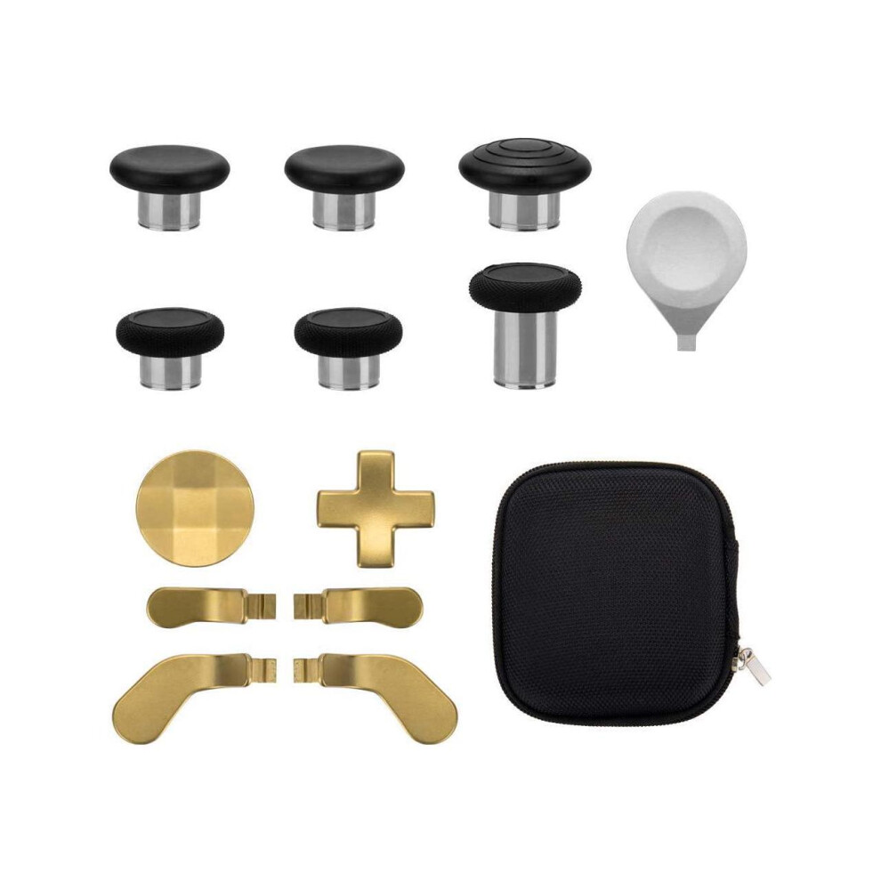 Xbox One Elite Series 2 Controller Accessories, Metal Thumbsticks Replacement, Mod Swap Joysticks, Paddles, D-Pads, Adjustment Tool 609808277586