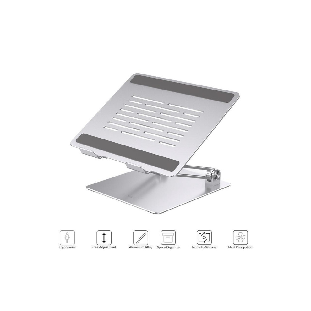 Portable Laptop Riser Aluminum Adjustable Laptop Stand, Ergonomic Computer Notebook Stand Holder With Heat Vent For Macbook Air Pro Dell Xps Hp, Up To 609808277630