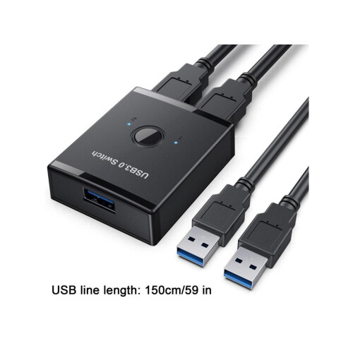 usb switch kvm usb hub 3.0 switcher selector kvm switch for keyboard pc mouse printer 1 pc sharing 2 devices