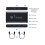 USB 3.0 Switch Selector, KVM Switcher for 2 PC Sharing 4 USB Devices, Mouse Keyboard Scanner Printer Computer, with One Button Swapping and 2 USB Cabl 6
