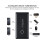 USB 3.0 Switch Selector, KVM Switcher for 2 PC Sharing 4 USB Devices, Mouse Keyboard Scanner Printer Computer, with One Button Swapping and 2 USB Cabl 3