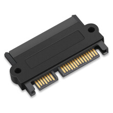 SFF-8482 SAS to SATA 22 Pin (7+15 Pin) Computer Cable Connector Hard Disk Drive Raid Adapter with 15 Pin Power Port