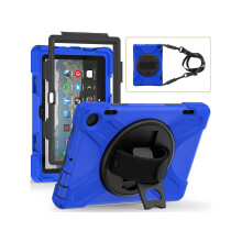 All New Amazon Fire HD 8 / Fire HD 8 Plus Case - 12th Generation, 2022, Shockproof Protective Cover With Stand Hand Strap and Shoulder Strap