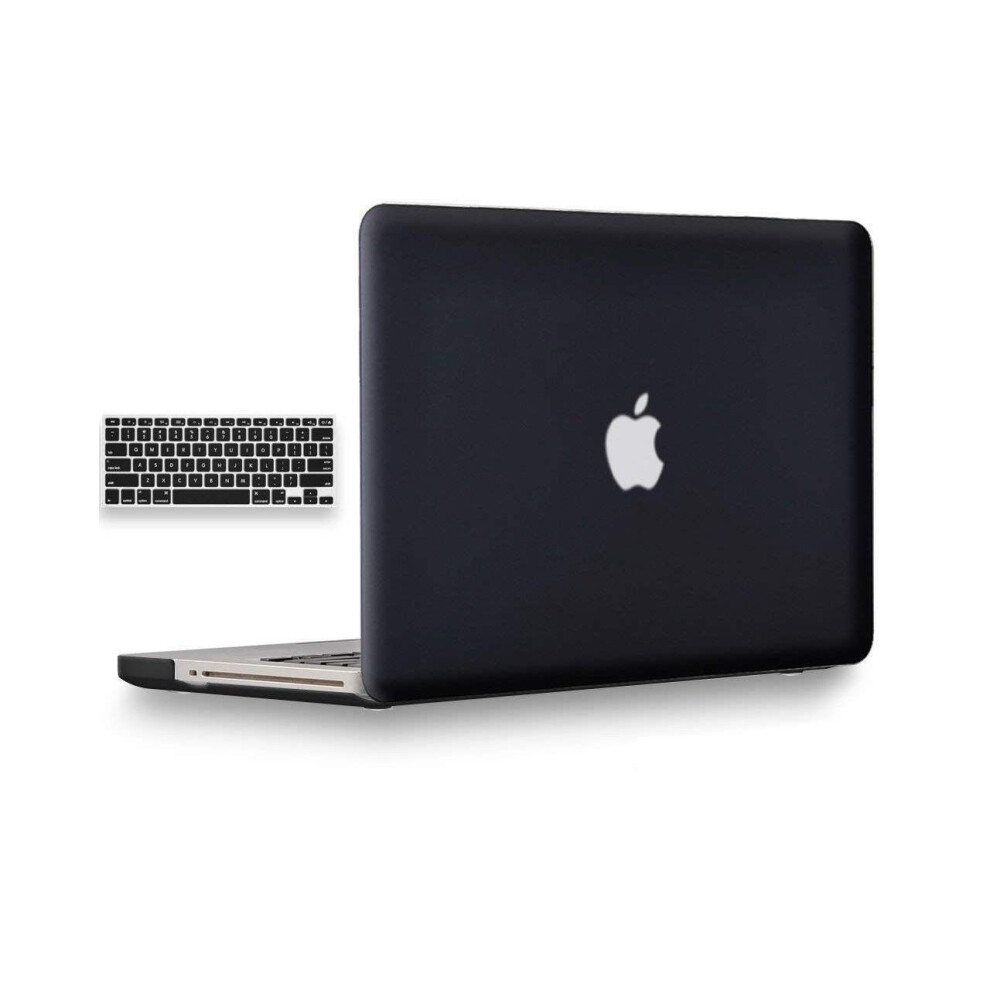 Rubberized Hard Case For Macbook Pro 15 Inch With Cd-Rom Model A1286 Shell Cover With Silicone Keyboard Cover For Apple Macbook Pro 15" 609808278675