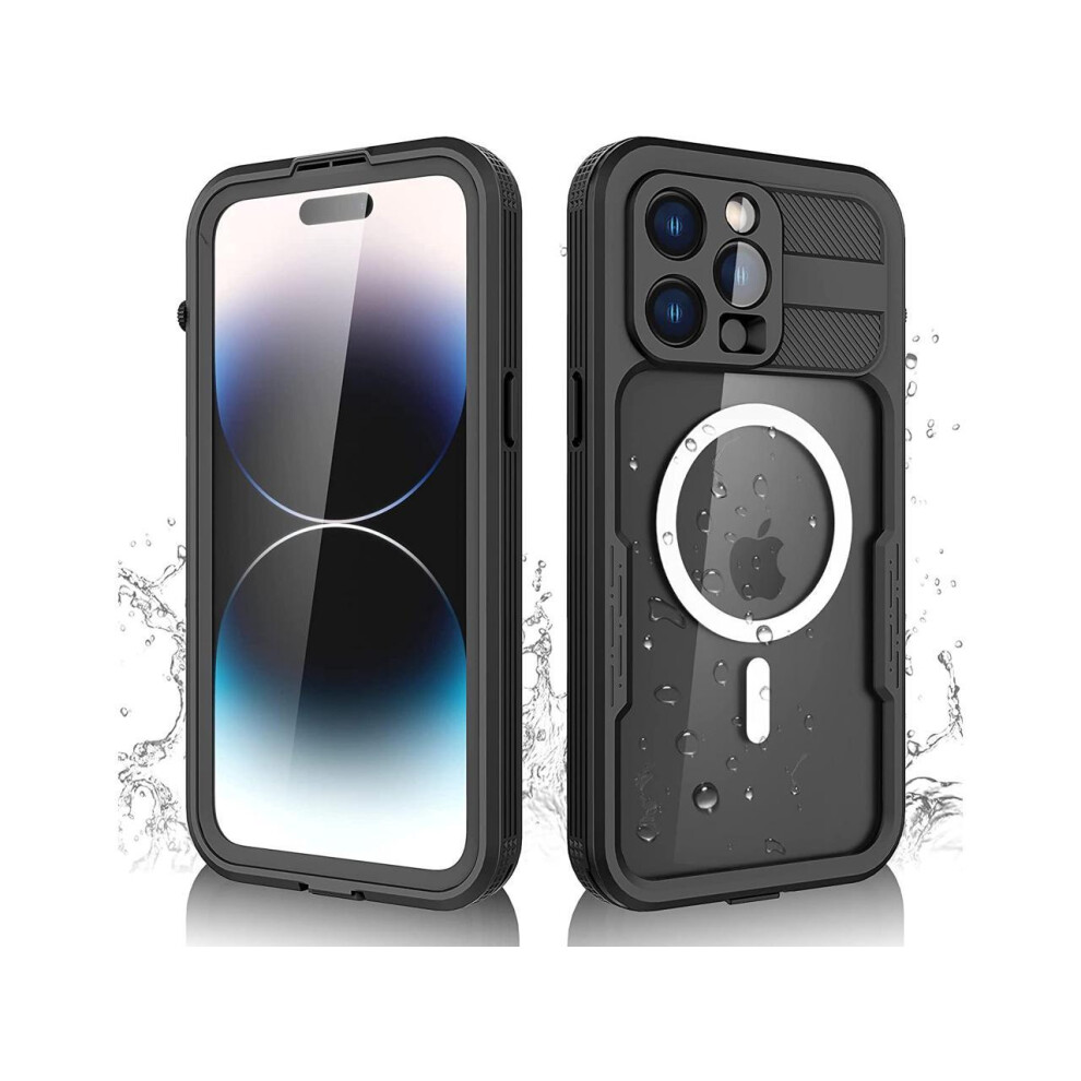 For Iphone 14 Pro Max 6.7 Inch Waterproof Case With Built-In Screen Protector Dustproof Shockproof Underwater Protective Cover 609808278378