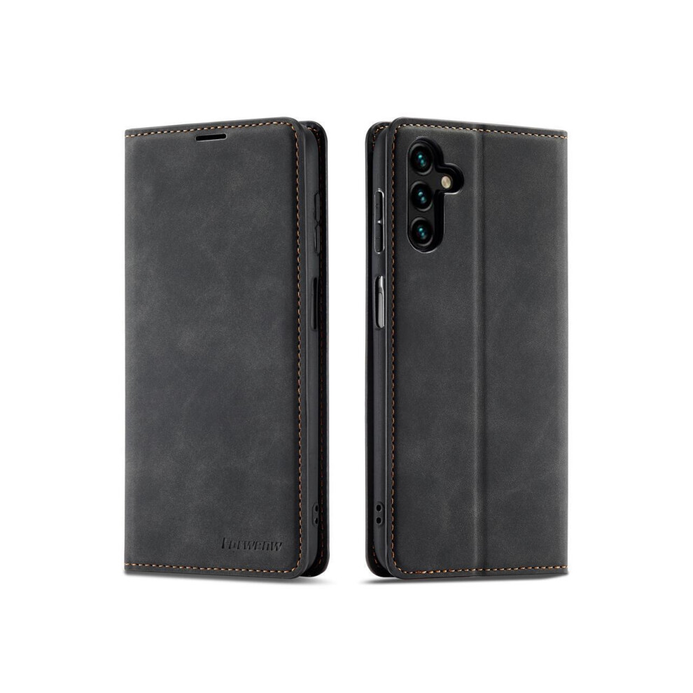 Samsung Galaxy A14 5G Case, Pu Leather Cover Tpu Bumper With Card Holder Stand Hidden Magnetic Shockproof Flip Wallet Case For Galaxy A14 5G 6.8 Inch 609808279030