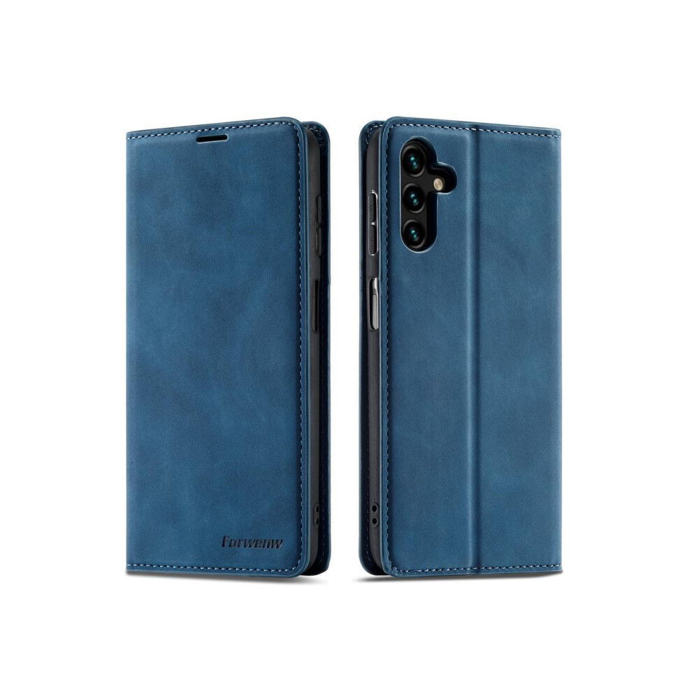Samsung Galaxy A14 5G Case, Pu Leather Cover Tpu Bumper With Card Holder Stand Hidden Magnetic Shockproof Flip Wallet Case For Galaxy A14 5G 6.8 Inch 609808279047