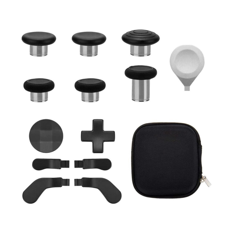 Xbox One Elite Series 2 Controller Accessories, Metal Thumbsticks Replacement, Mod Swap Joysticks, Paddles, D-Pads, Adjustment Tool 609808277562