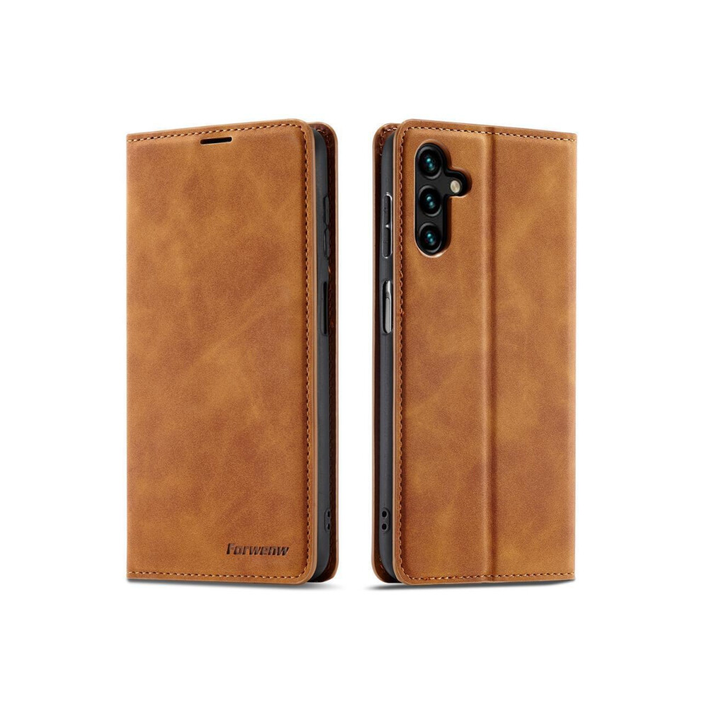 Samsung Galaxy A54 5G Case, Premium Pu Leather Cover With Card Holder Kickstand Hidden Magnetic Shockproof Flip Wallet Case For Galaxy A54 5G 6.4 Inch 609808279139