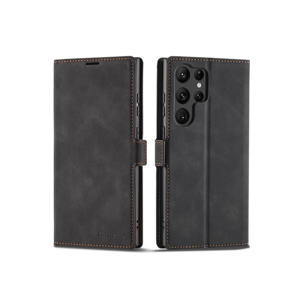 Samsung Galaxy S23 Ultra 5G Case, Pu Leather Cover With Card Holder Stand Magnetic Shockproof Flip Wallet Case For Galaxy S23 Ultra 5G 6.8 Inch 2023 609808279153