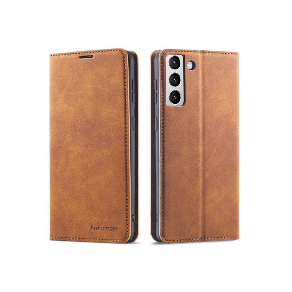 Samsung Galaxy S23 5G Case, Premium Pu Leather Cover With Card Holder Kickstand Hidden Magnetic Shockproof Flip Wallet Case For Galaxy S23 5G 6.1 Inch 609808279214