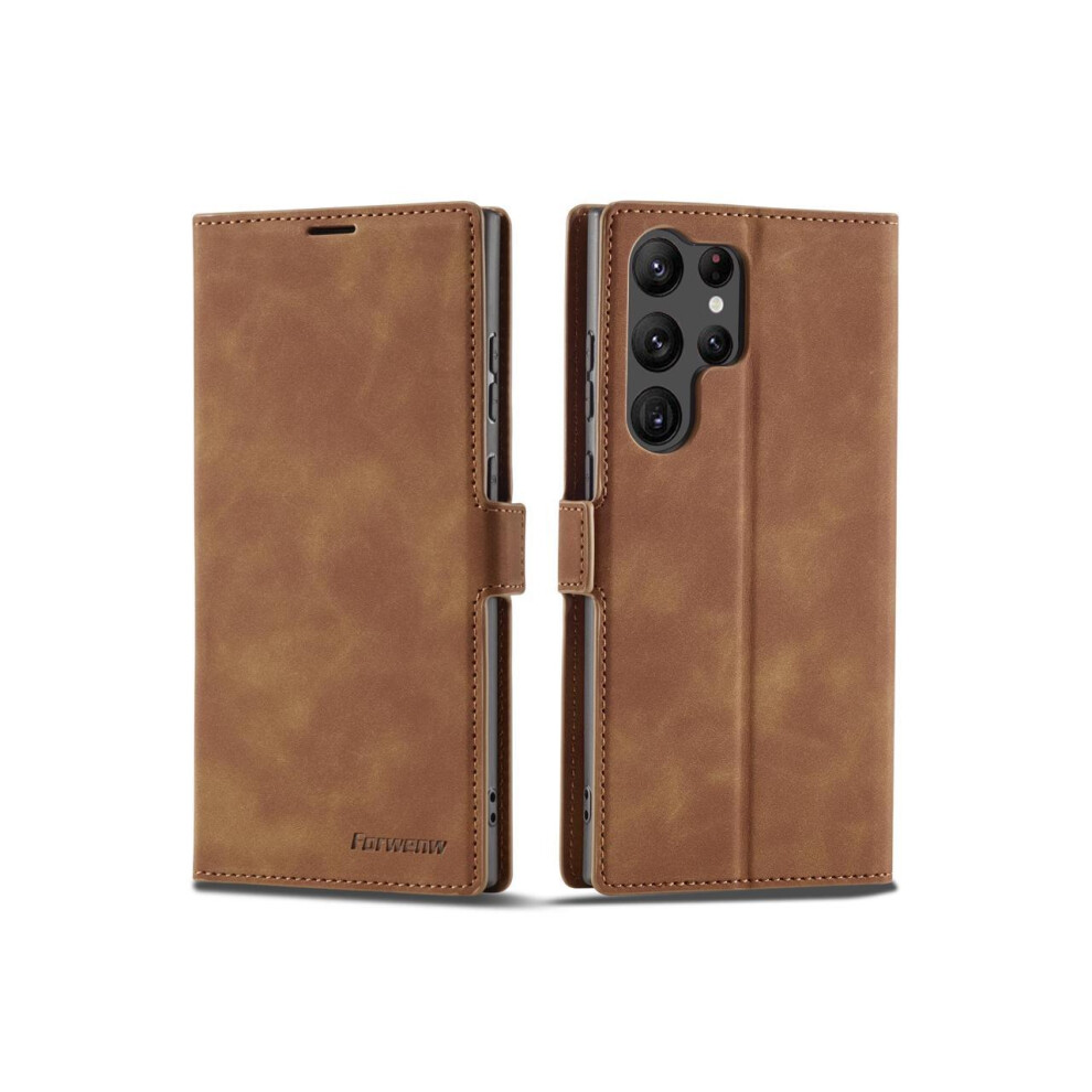 Samsung Galaxy S23 Ultra 5G Case, Pu Leather Cover With Card Holder Stand Magnetic Shockproof Flip Wallet Case For Galaxy S23 Ultra 5G 6.8 Inch 2023 609808279177