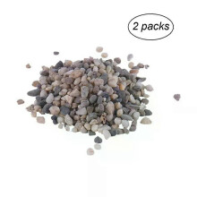 Flusssteine, Kieselsteine, Kies: 2 Beutel, polierter Kiesel, dekorativer glatter Kies, dekorative Steine