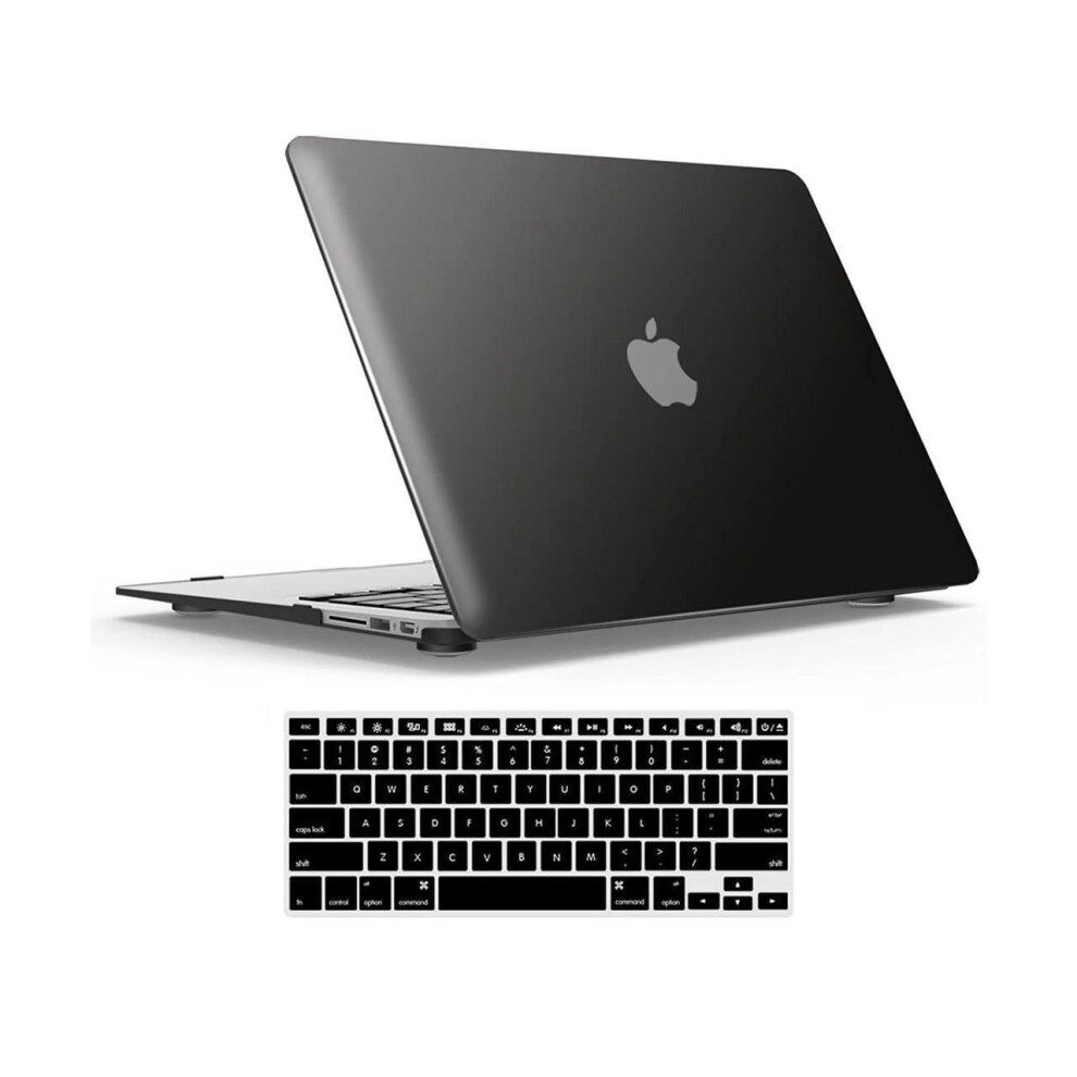 Compatible With Old Version Macbook Air 13 Inch Case (2017-2010 Release) Model: A1466 / A1369, Plastic Hard Shell Case With Keyboard For Apple Mac Air 609808280555