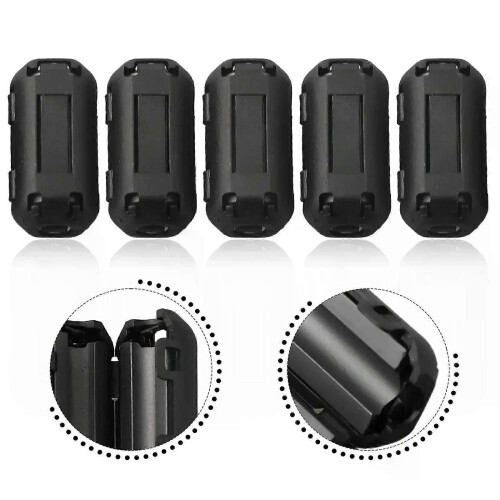 2/5PCS TDK Μαύρο κλιπ καλωδίου σε σύρμα σφιγκτήρα Φίλτρα θορύ