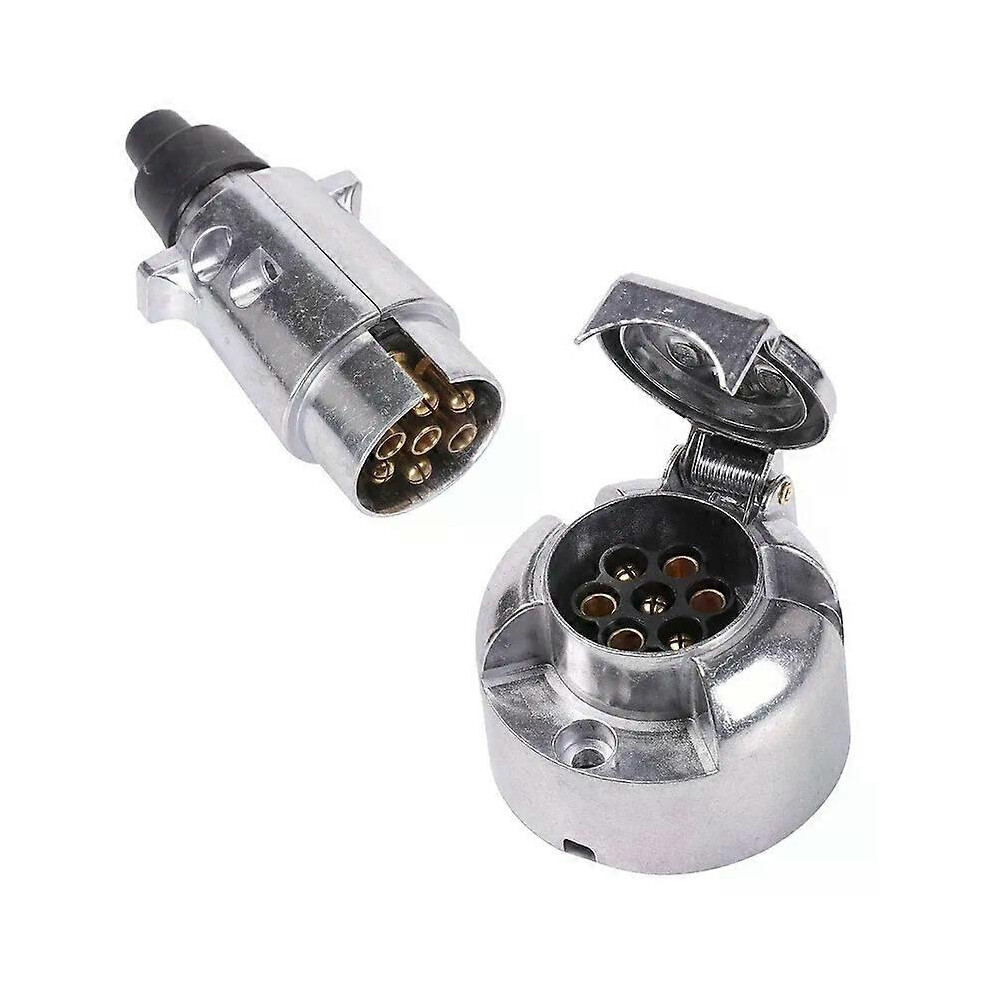 Accessoires de remorque - Prise de remorque 7 broches, prises 12 V pour camping-car, attelage, connecteurs