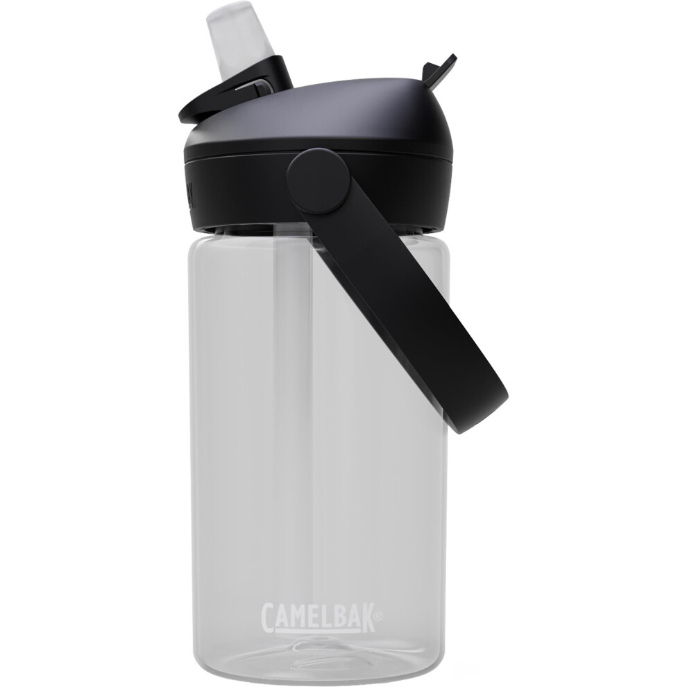 (clear) Camelbak THRIVE flip straw Kids water bottle 400ml spill proof flip flask