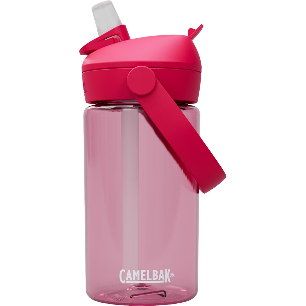 (grapefruit) Camelbak THRIVE flip straw Kids water bottle 400ml spill proof flip flask