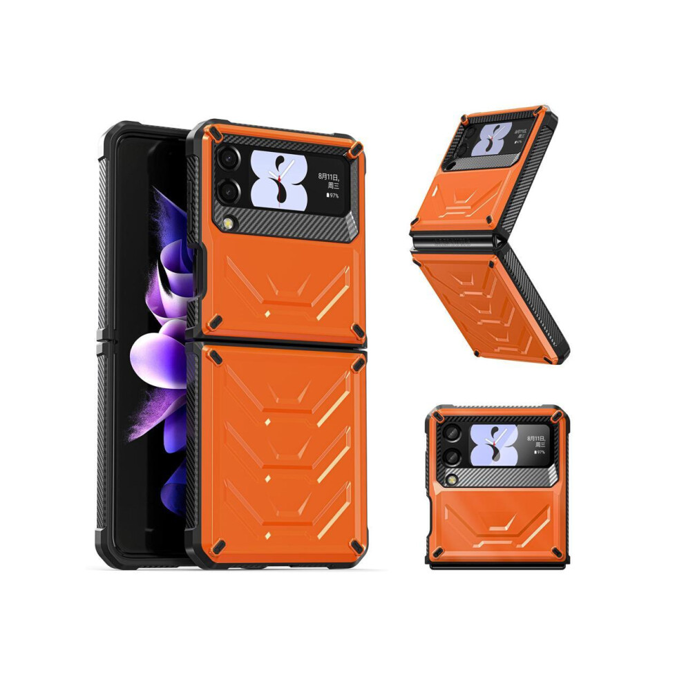 For Samsung Galaxy Z Flip 3 5G 6.7 Inch 2021 Case With Slide Camera Cover, Military Grade Protective Armor Phone Case Shockproof Cover 609808282337