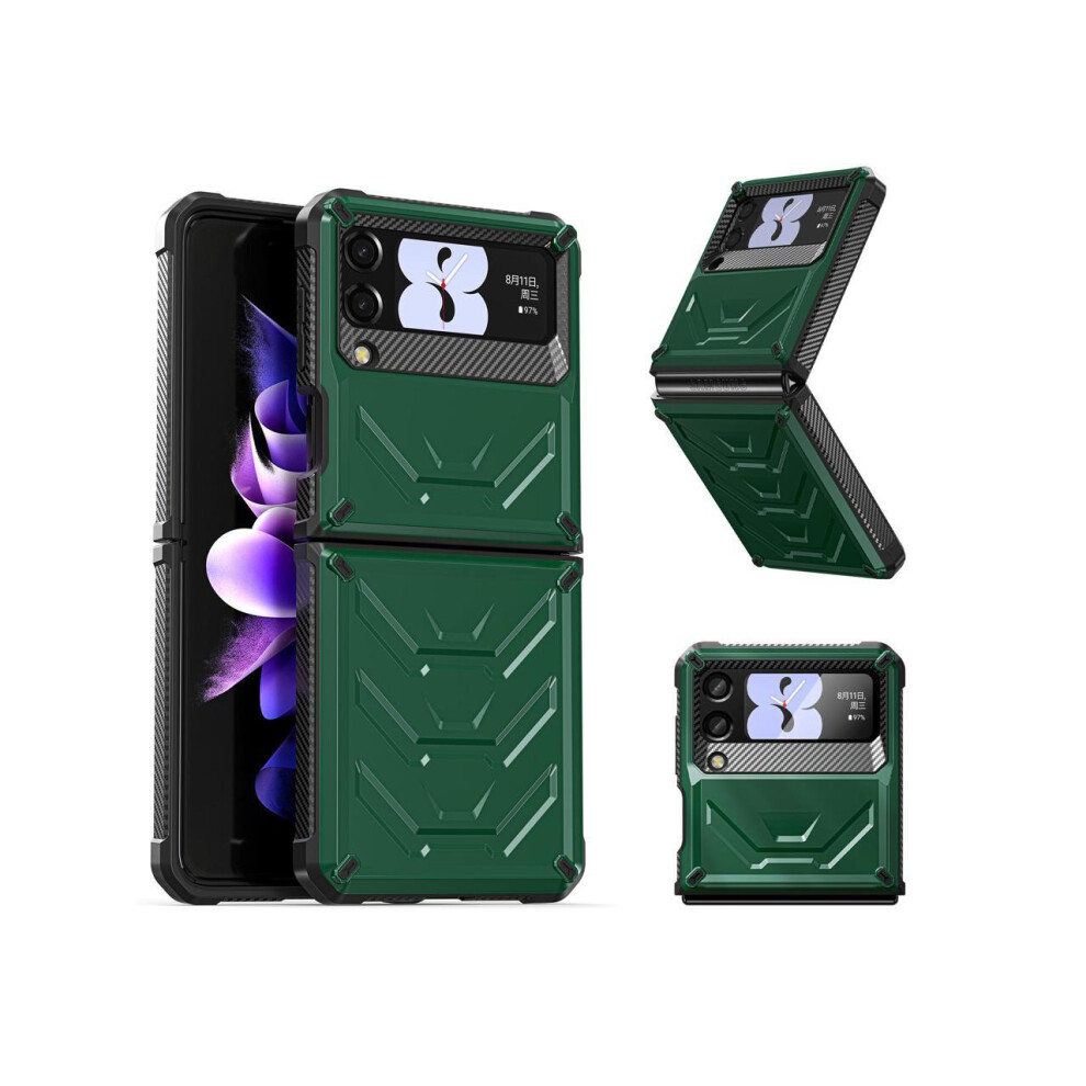For Samsung Galaxy Z Flip 3 5G 6.7 Inch 2021 Case With Slide Camera Cover, Military Grade Protective Armor Phone Case Shockproof Cover 609808282320