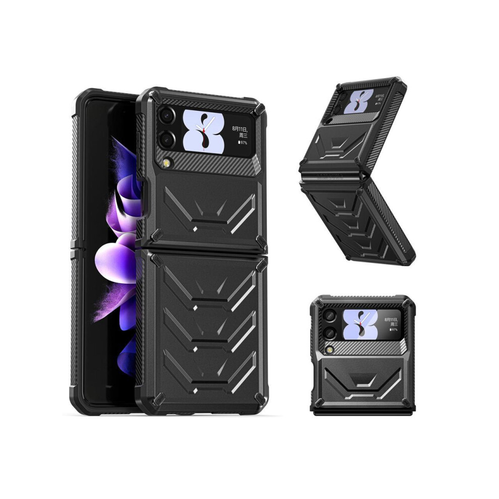 For Samsung Galaxy Z Flip 3 5G 6.7 Inch 2021 Case With Slide Camera Cover, Military Grade Protective Armor Phone Case Shockproof Cover 609808282344
