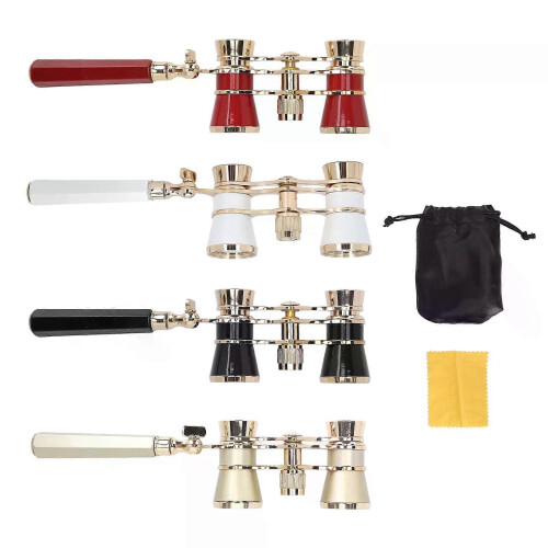 Γυαλιά θεάτρου Mini Binocular Centre Wheel Comfortable Grip 3X25 Opera Glasses Κιάλι