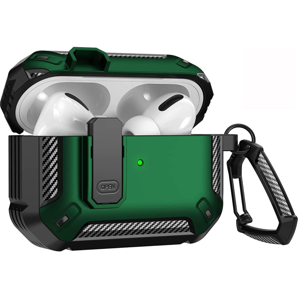 Airpods Pro 2 Case 2022, For Airpods Pro 2Nd Generation Case Cover, Pro2 Protective Case With Lock Gen 2 Military Shockproof Cover With Keychain Comp 609808285963