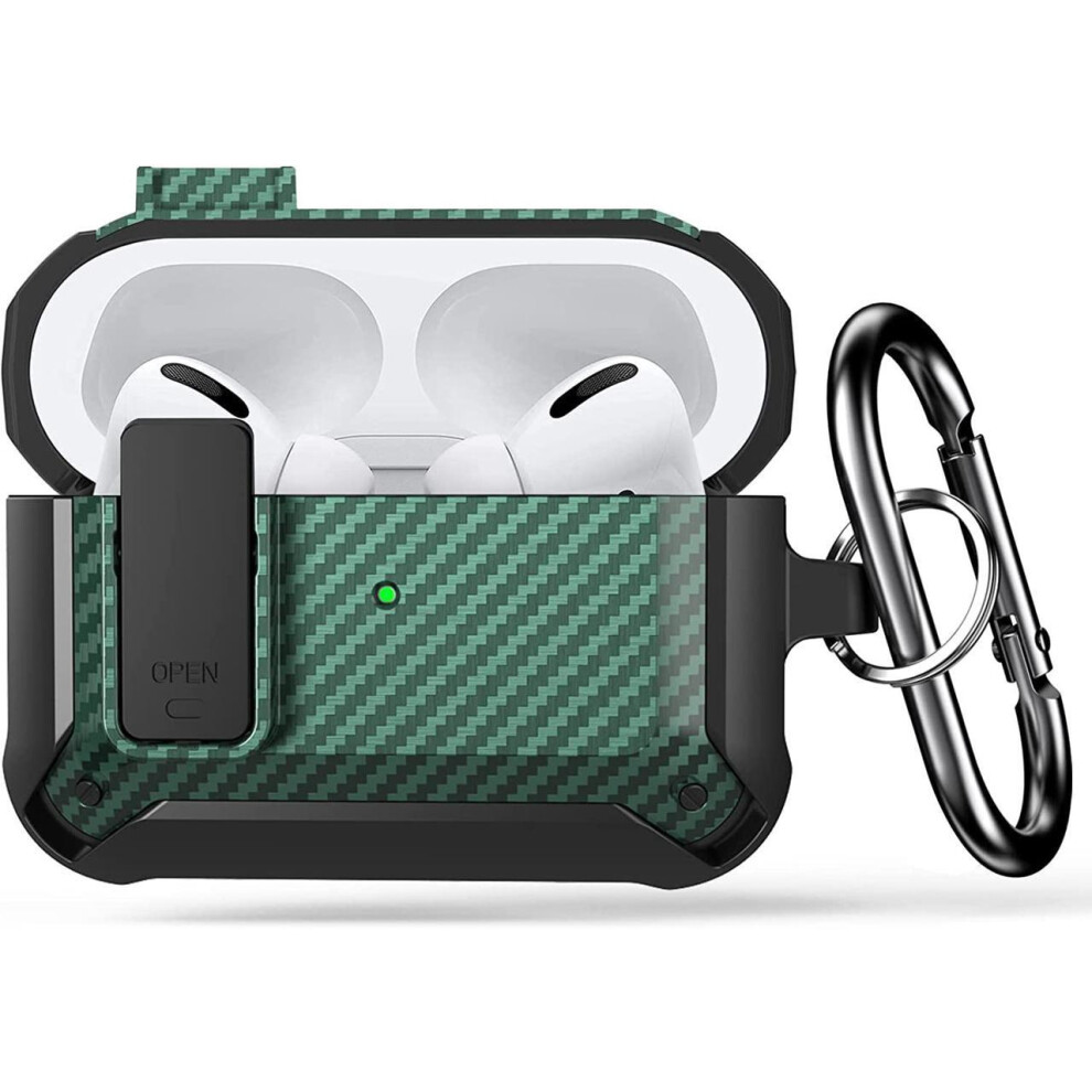 Case For Airpod Pro Case Cover With Lock, Compatible For Airpods Pro 2Nd Generation/1St Generation Case (2022/2019), Shockproof Cover For Ipods Pro 2 609808286342