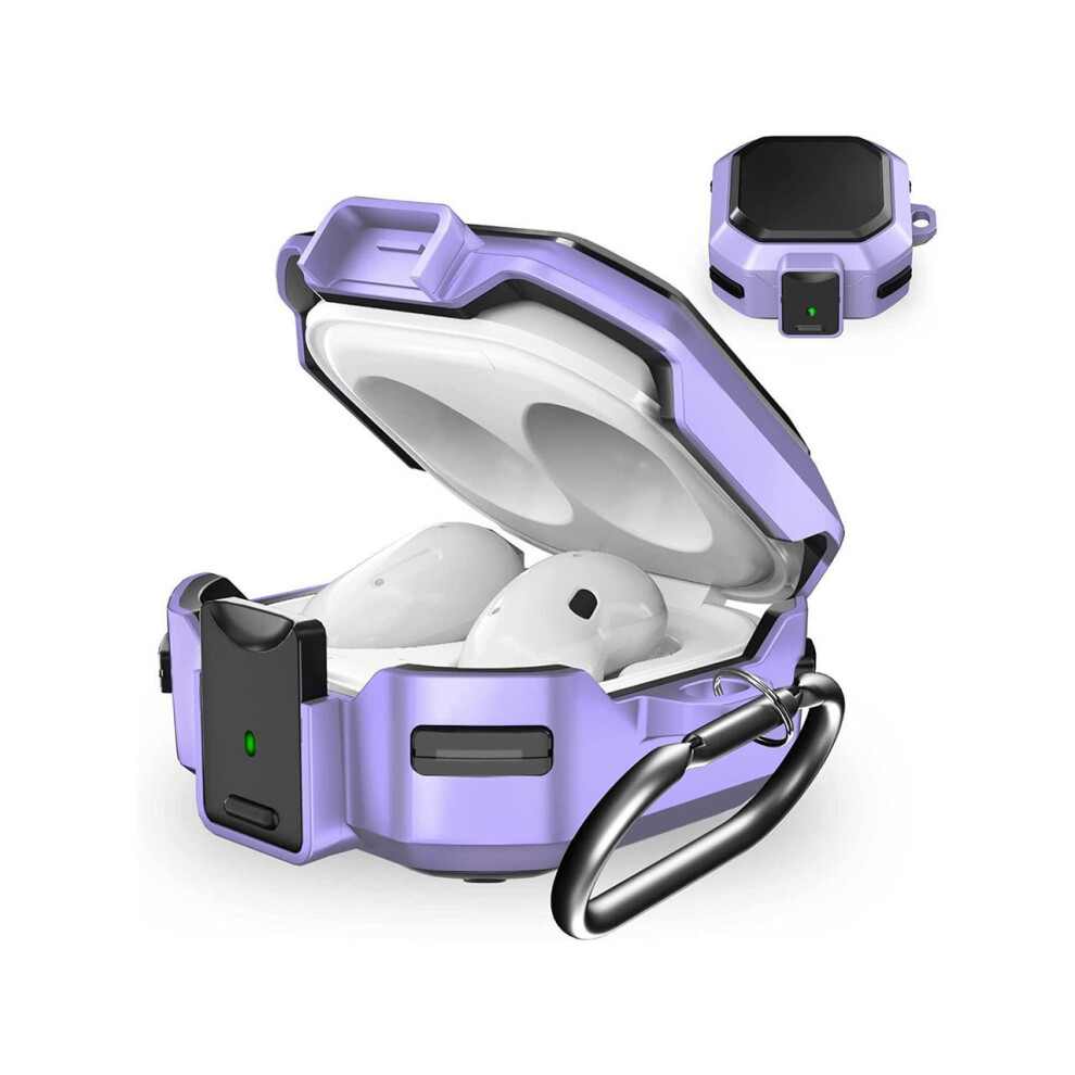 Armor Case Cover With Secure Lock For Samsung Galaxy Buds 2 Pro Case 2022 /Galaxy Buds Pro Case 2021 /Galaxy Buds 2 Case 2021 /Galaxy Buds Live Case 2 609808286441