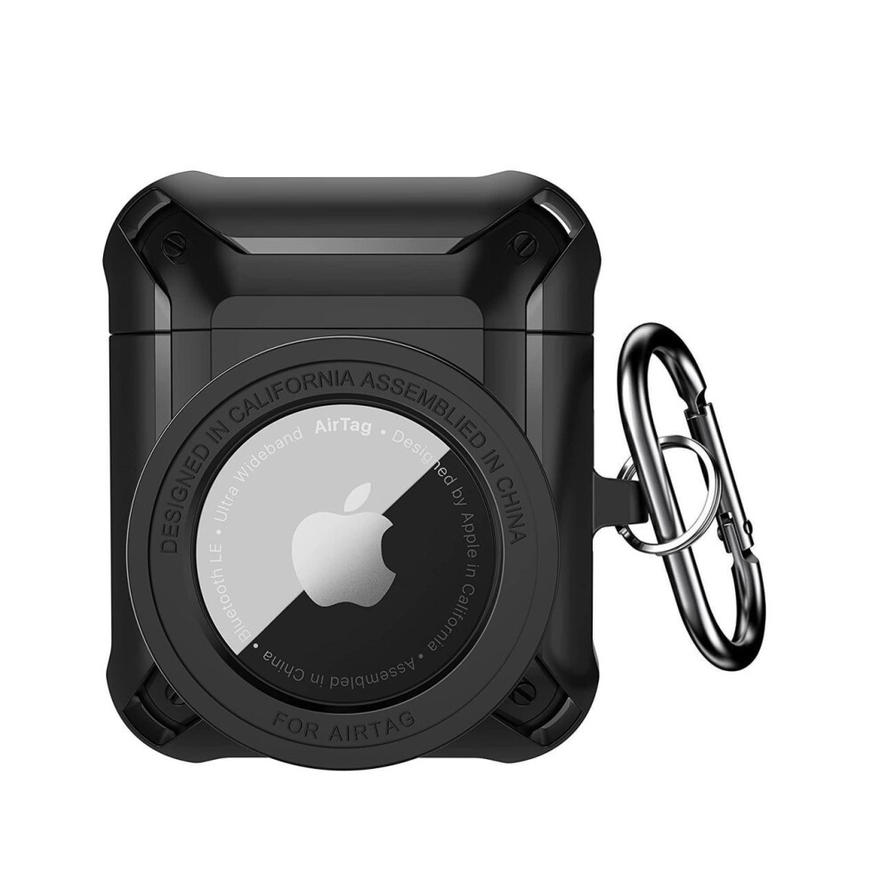 Compatible Airpods Pro Case And Airtags Case Cover, 2 In 1 Protective Case Shockproof Airpod Pro Case For Men Women With Keychain Ipod Pro Skin For A 609808286625