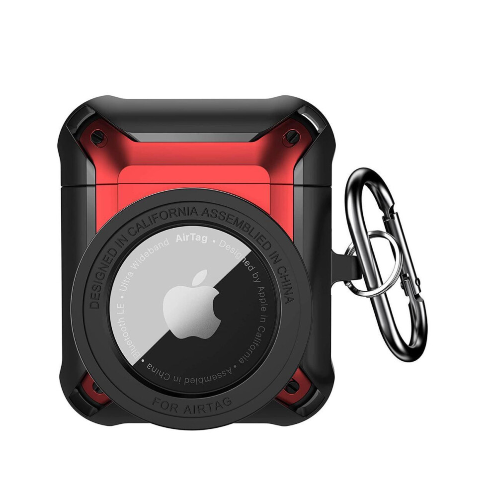 Compatible Airpods Pro Case And Airtags Case Cover, 2 In 1 Protective Case Shockproof Airpod Pro Case For Men Women With Keychain Ipod Pro Skin For A 609808286663