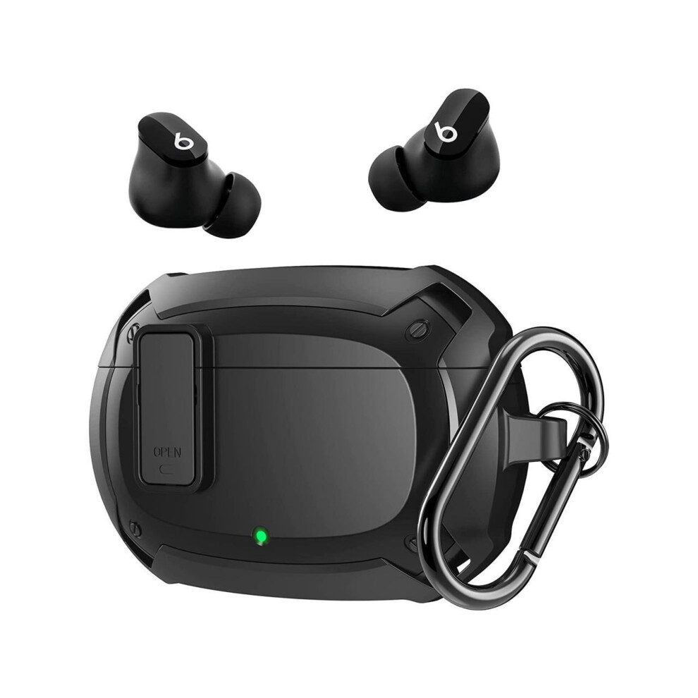 Beats Studio Buds Case Cover 2021, Secure Lock Hard Cool Shockproof Protective Case Cover For Beats Studio Buds Wireless Earbuds Case Accessories Wit 609808286779