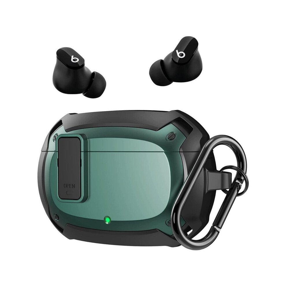 Beats Studio Buds Case Cover 2021, Secure Lock Hard Cool Shockproof Protective Case Cover For Beats Studio Buds Wireless Earbuds Case Accessories Wit 609808286793