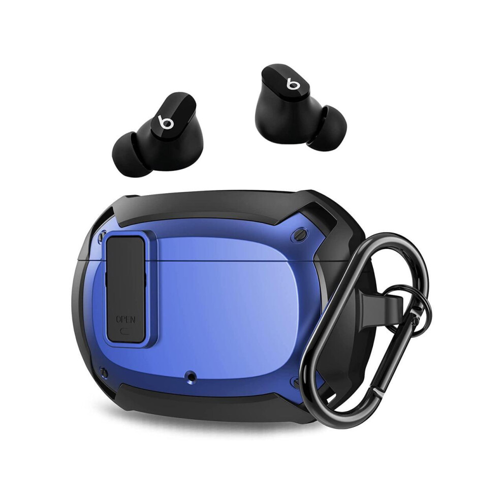 Beats Studio Buds Case Cover 2021, Secure Lock Hard Cool Shockproof Protective Case Cover For Beats Studio Buds Wireless Earbuds Case Accessories Wit 609808286786