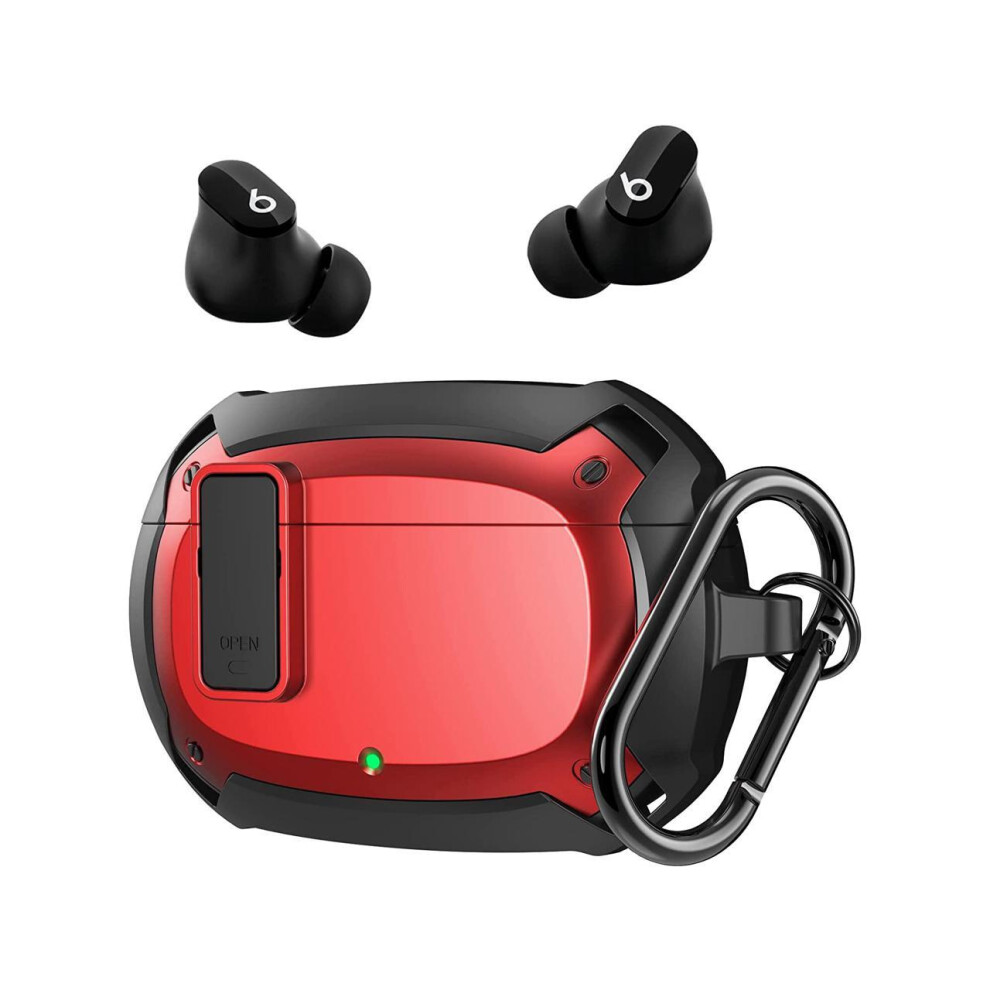 Beats Studio Buds Case Cover 2021, Secure Lock Hard Cool Shockproof Protective Case Cover For Beats Studio Buds Wireless Earbuds Case Accessories Wit 609808286809