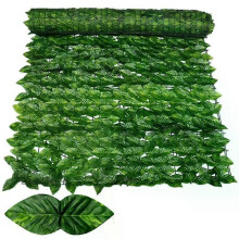ABUP-Artificial Leaf Privacy Fence Screen 2X1M Živé plotové panely Balkónová zástena Ivy Leaves Fence