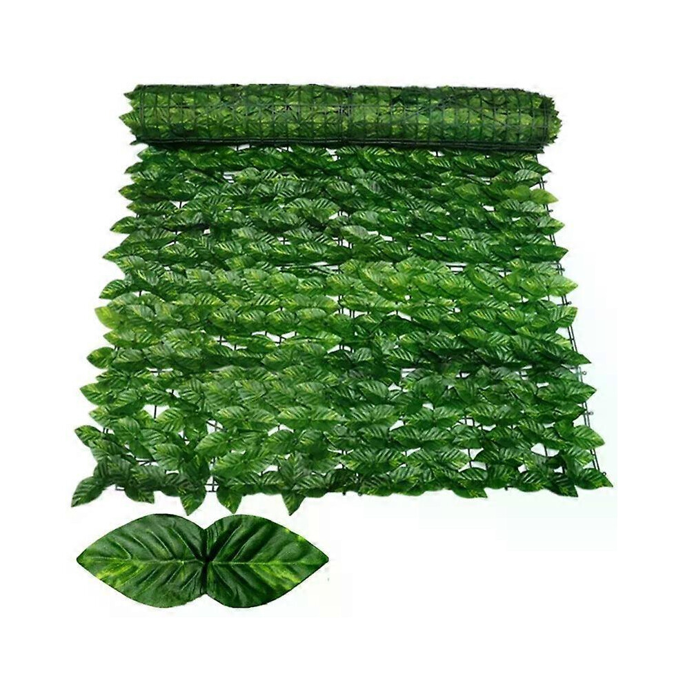 ABUP-Clôture de confidentialité en feuilles artificielles 2X1M Panneaux de haie Écran de balcon Feuilles