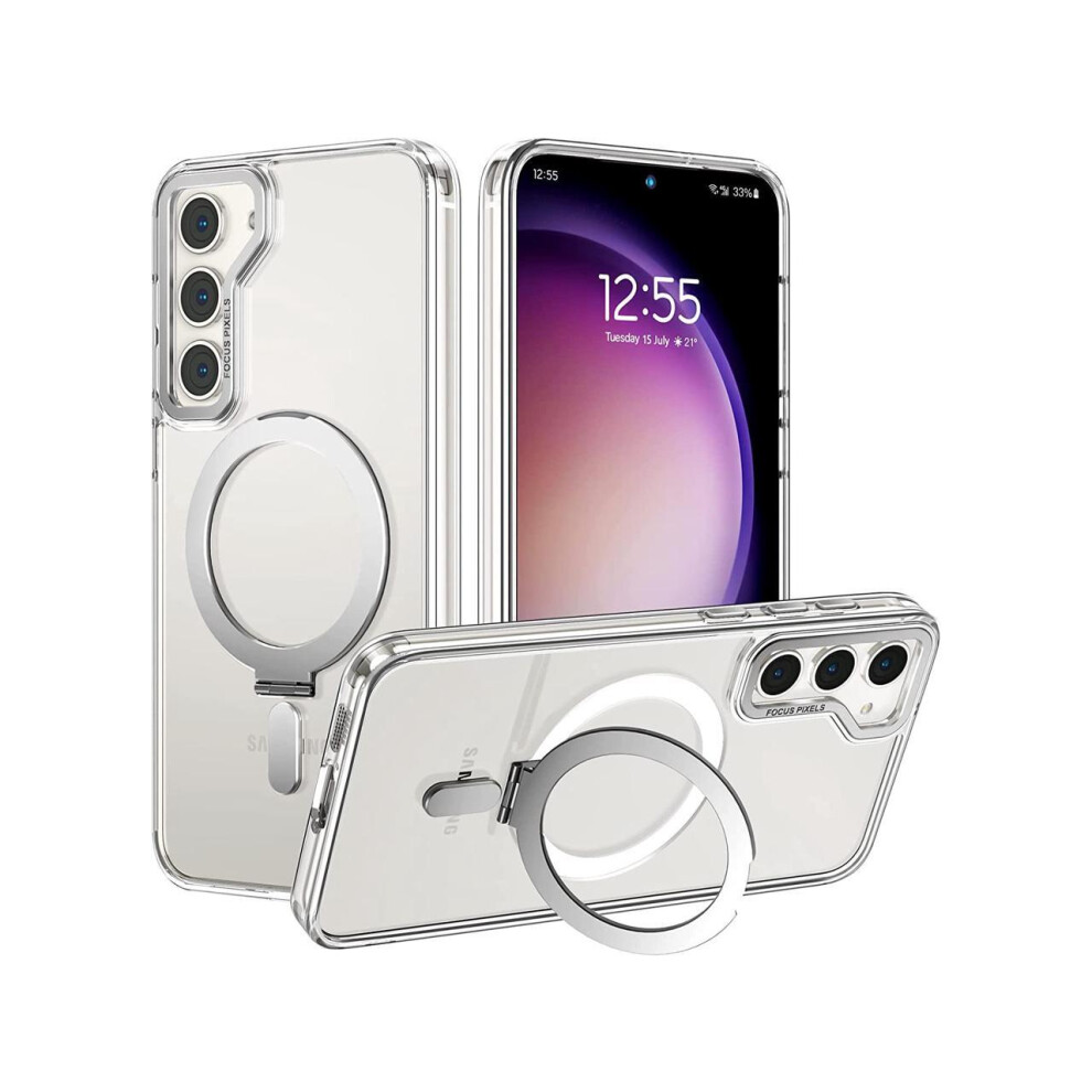 For Samsung Galaxy S23 Case With Magnetic Invisible Stand [Compatible With Magsafe] Shockproof Slim Translucent Matte Cases For Samsung Galaxy S23 6.1 609808287622