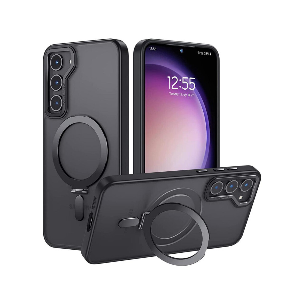 For Samsung Galaxy S23 Case With Magnetic Invisible Stand [Compatible With Magsafe] Shockproof Slim Translucent Matte Cases For Samsung Galaxy S23 6.1 609808287615