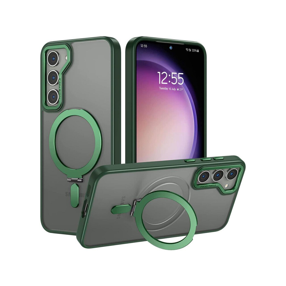 For Samsung Galaxy S23 Case With Magnetic Invisible Stand [Compatible With Magsafe] Shockproof Slim Translucent Matte Cases For Samsung Galaxy S23 6.1 609808287639