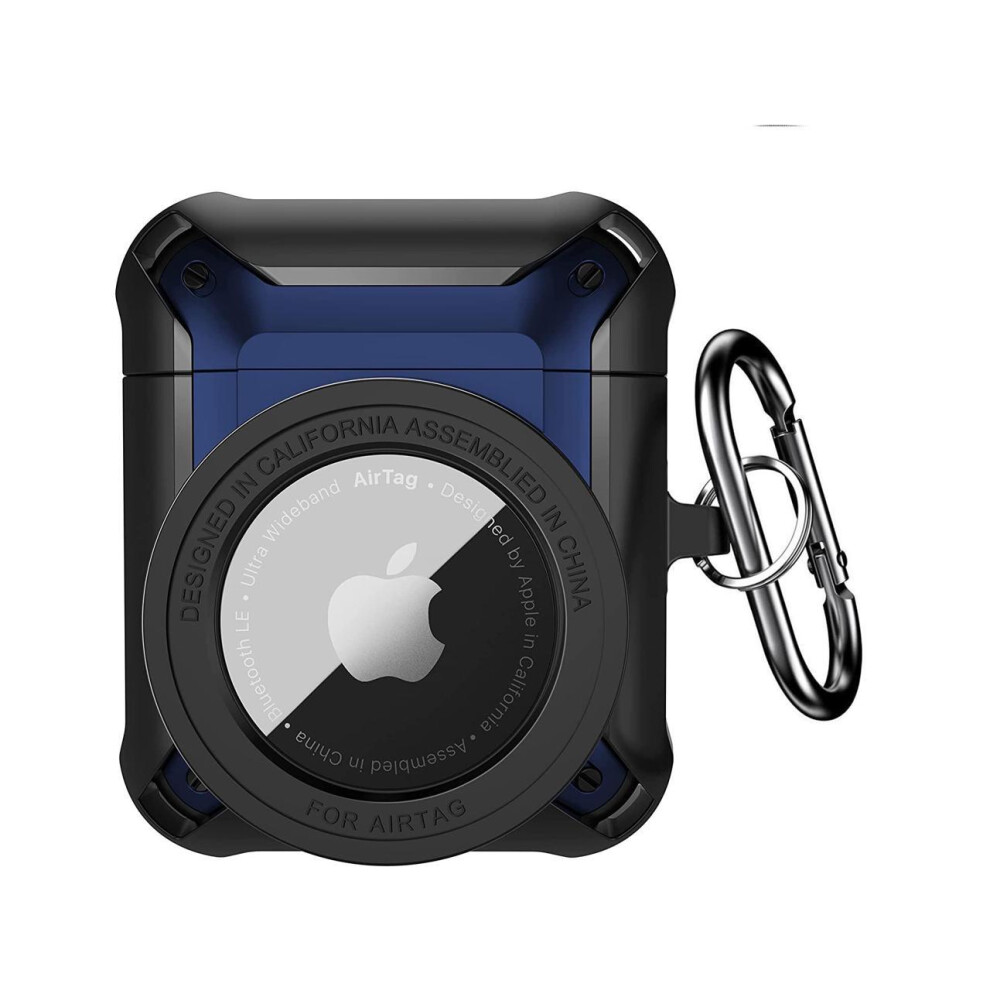 Compatible Airpods Pro Case And Airtags Case Cover, 2 In 1 Protective Case Shockproof Airpod Pro Case For Men Women With Keychain Ipod Pro Skin For A 609808286632