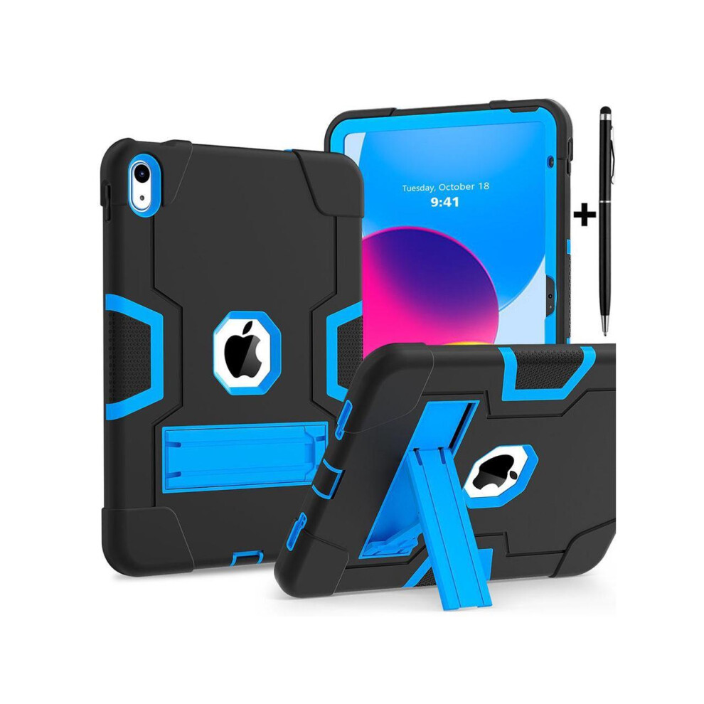 Ipad 10Th Generation Case, Ipad 10Th Generation Case 2022, Protective Case For Ipad 10Th Generation With Kickstands + Stylus Pen, Shockproof Cover For 609808288377